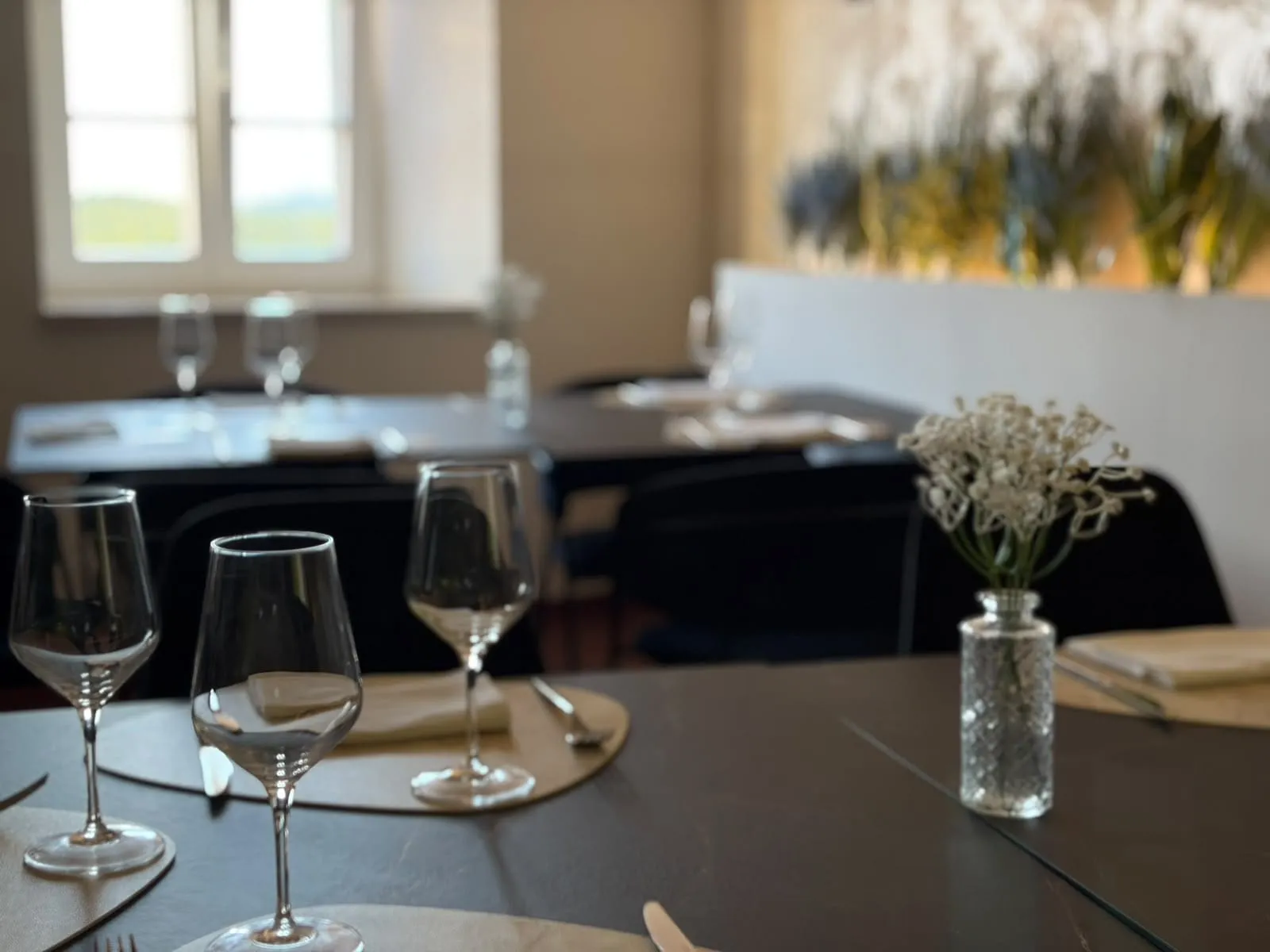 Prostor restorana na četvrtom katu palače Galbiani