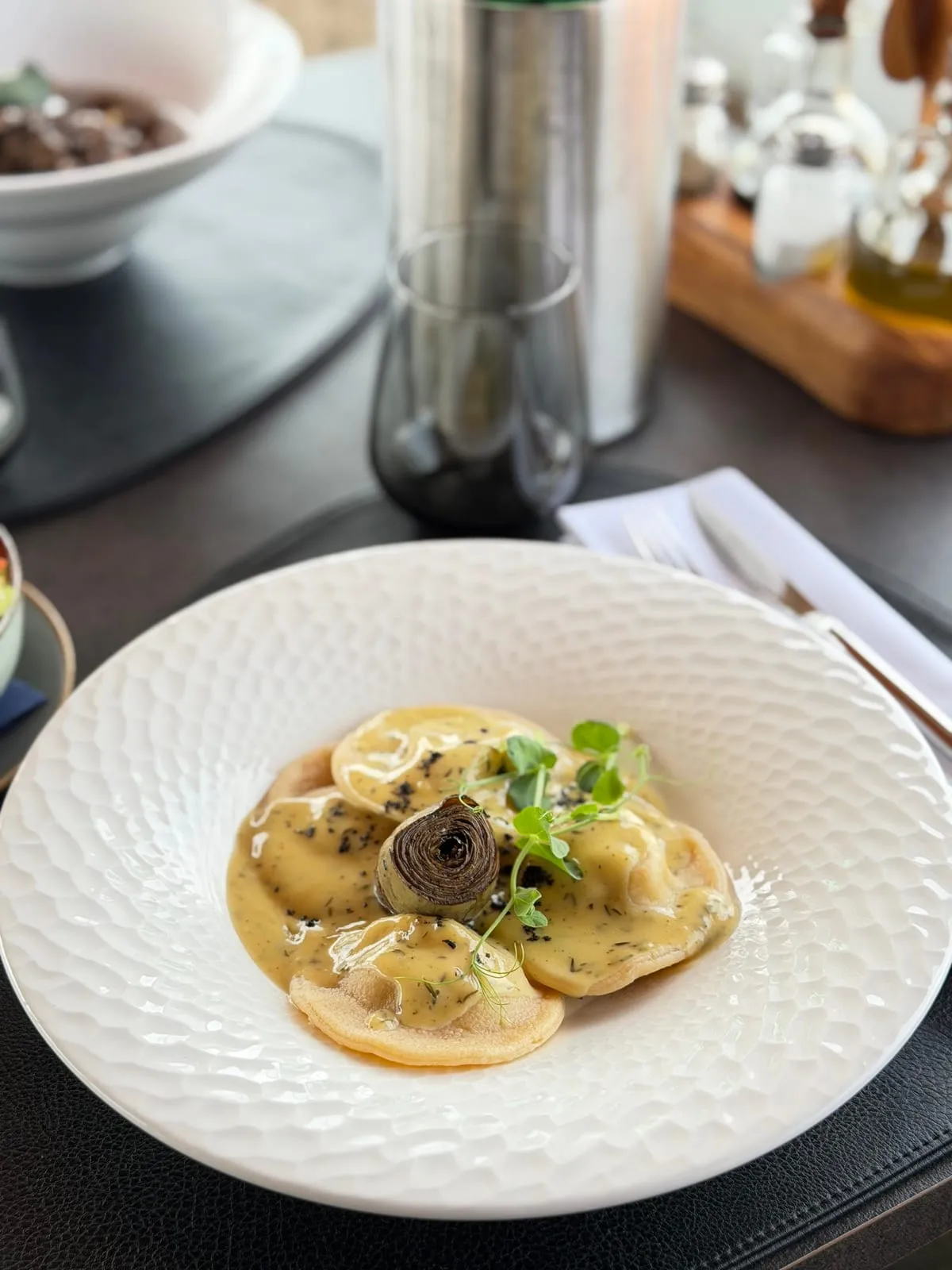 Ravioli punjeni patkom u Palazzo umaku